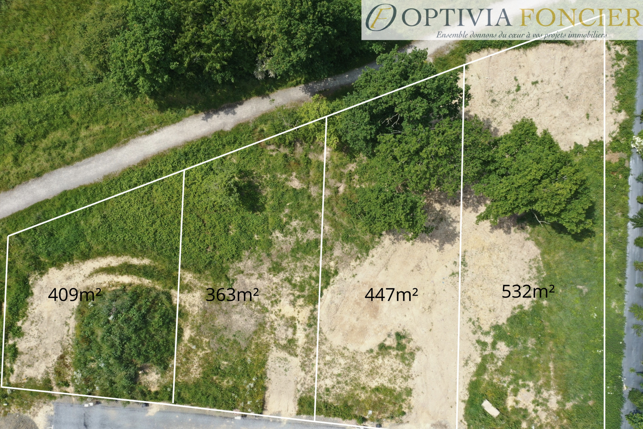 Terrain 532 m2 viabilisé